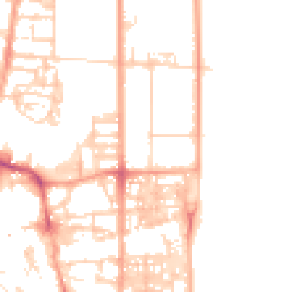 Daytime road noise heatmap for NR30 1EU