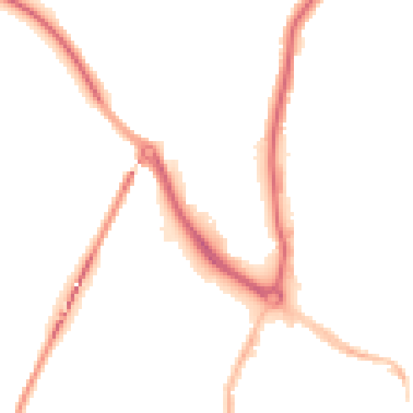 Night-time road noise heatmap for NR30 1LP