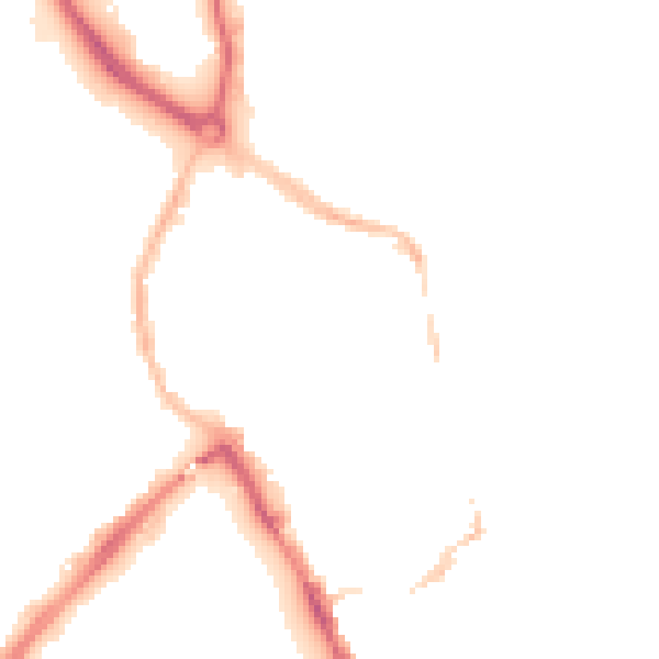 Night-time road noise heatmap for NR30 1LY