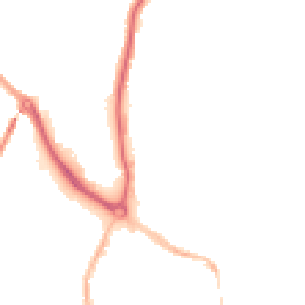 Night-time road noise heatmap for NR30 1PZ