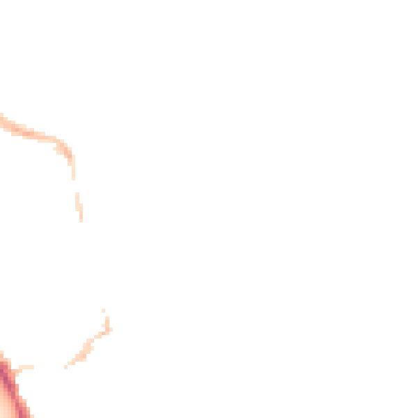 Night-time road noise heatmap for NR30 2DF