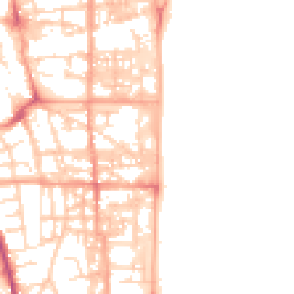 Daytime road noise heatmap for NR30 2EP
