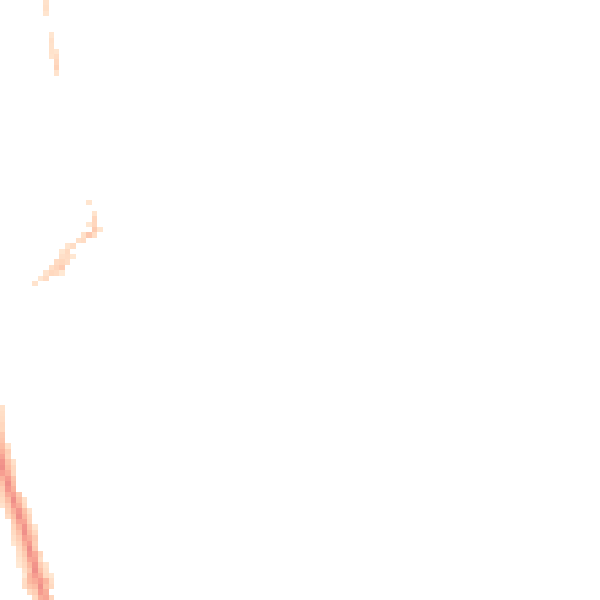 Night-time road noise heatmap for NR30 2EX