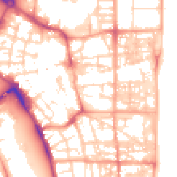 Daytime road noise heatmap for NR30 2HP