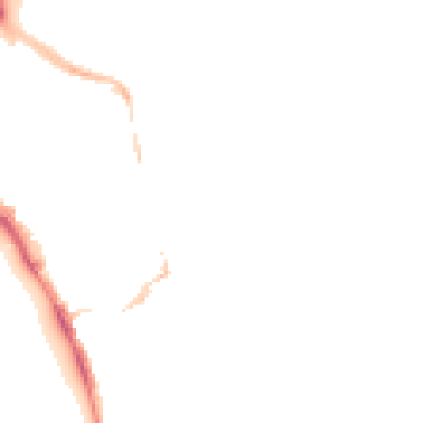 Night-time road noise heatmap for NR30 2HU