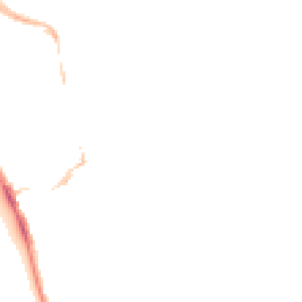 Night-time road noise heatmap for NR30 2JJ