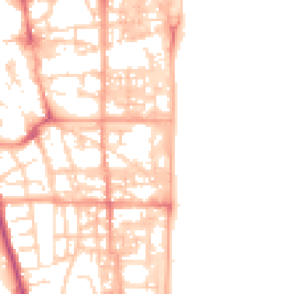 Daytime road noise heatmap for NR30 2LU