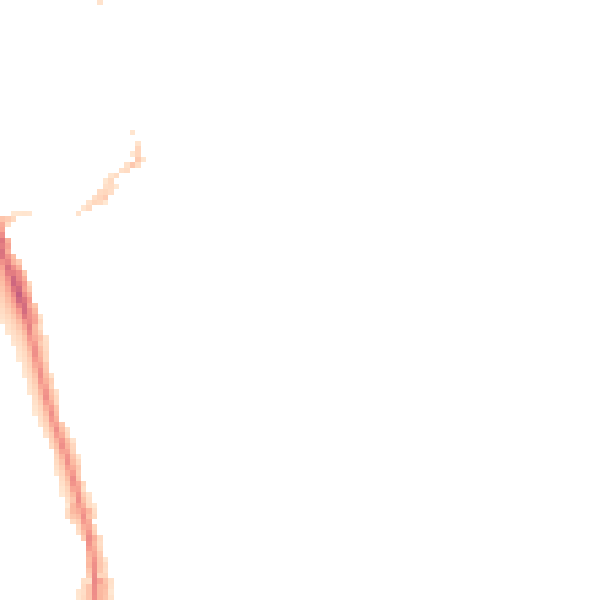 Night-time road noise heatmap for NR30 2NQ