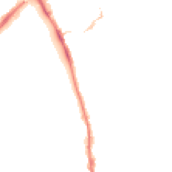 Night-time road noise heatmap for NR30 2RU