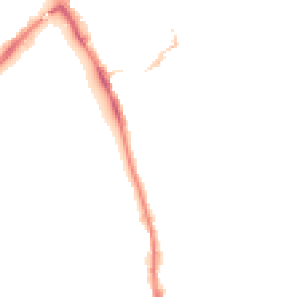 Night-time road noise heatmap for NR30 2RY