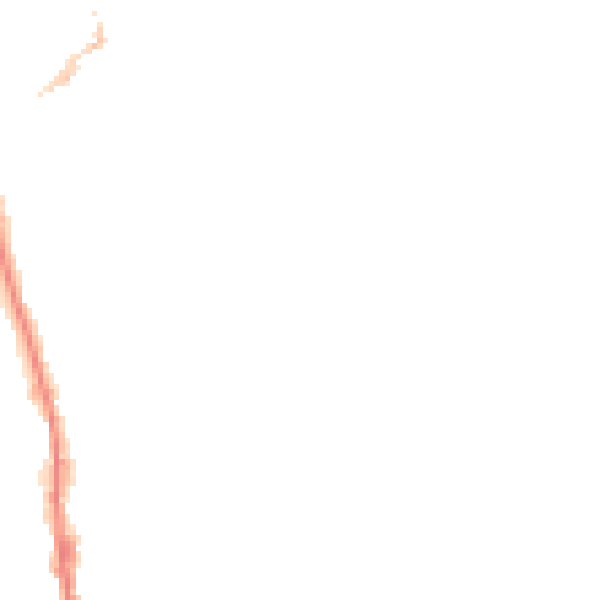 Night-time road noise heatmap for NR30 3AQ