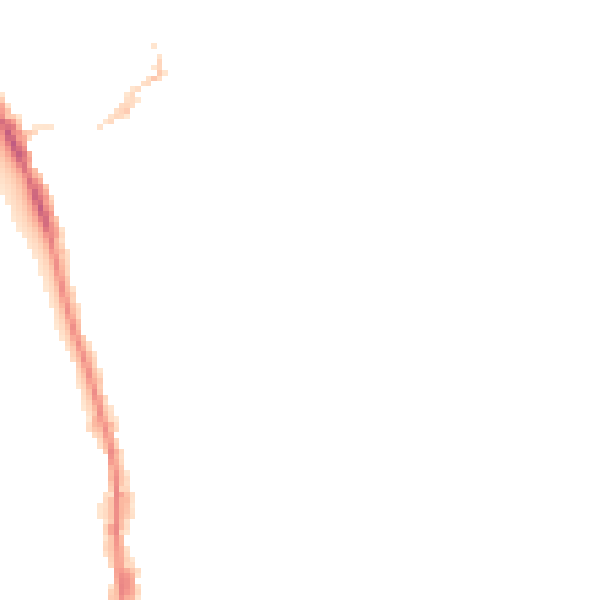 Night-time road noise heatmap for NR30 3BJ