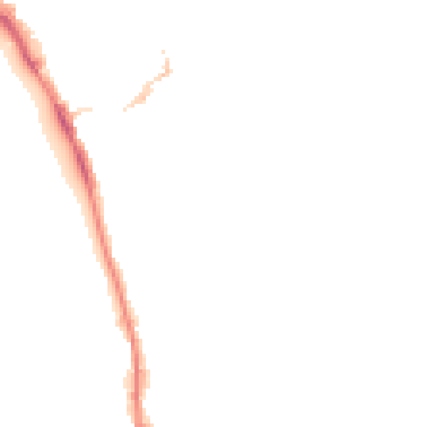Night-time road noise heatmap for NR30 3BX