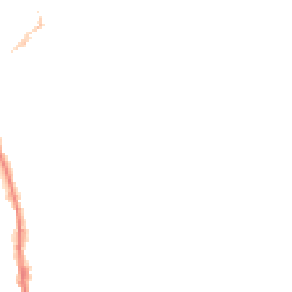 Night-time road noise heatmap for NR30 3BY