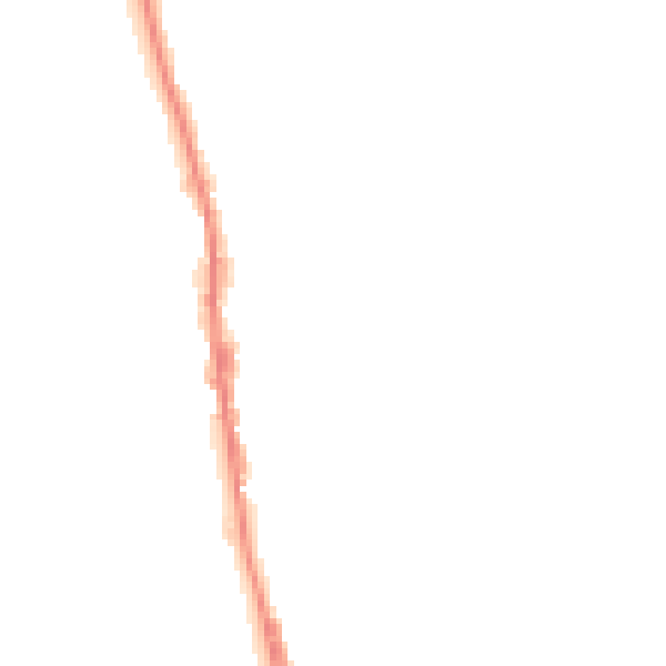 Night-time road noise heatmap for NR30 3DG