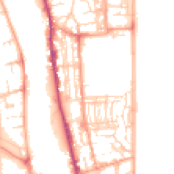 Daytime road noise heatmap for NR30 3DS
