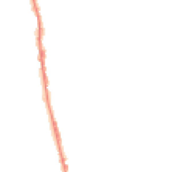 Night-time road noise heatmap for NR30 3DT
