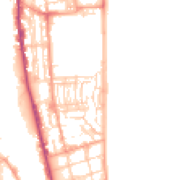 Daytime road noise heatmap for NR30 3EG