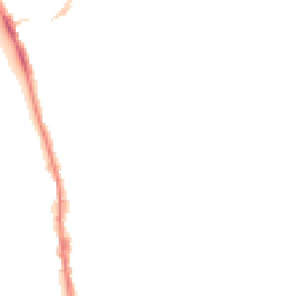 Night-time road noise heatmap for NR30 3JA