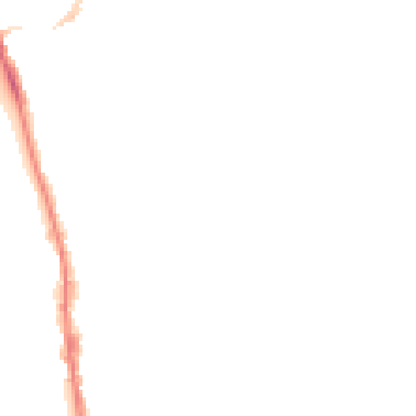 Night-time road noise heatmap for NR30 3JZ