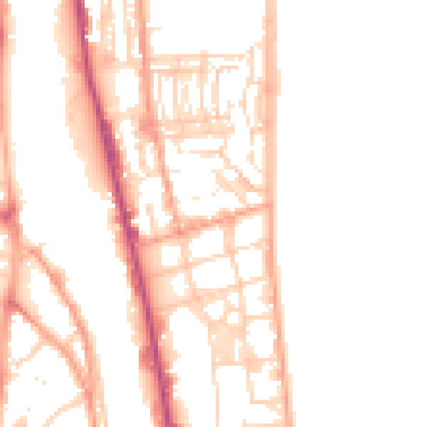 Daytime road noise heatmap for NR30 3PB