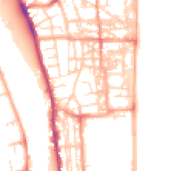 Daytime road noise heatmap for NR30 3RD