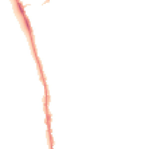 Night-time road noise heatmap for NR30 3RD