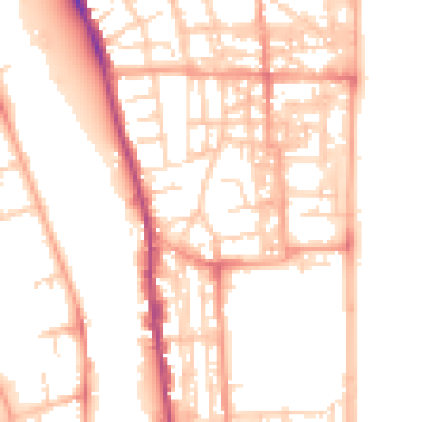 Daytime road noise heatmap for NR30 3RG