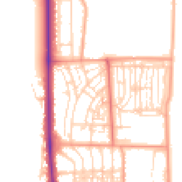 Daytime road noise heatmap for NR30 4BD