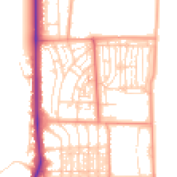 Daytime road noise heatmap for NR30 4BL