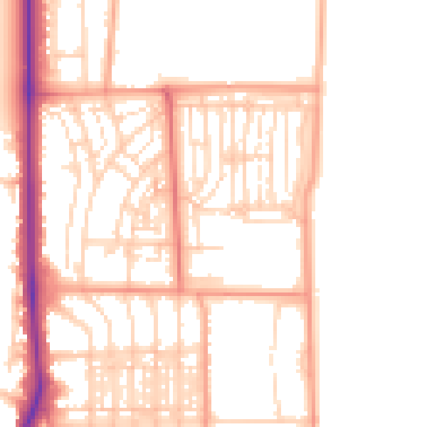 Daytime road noise heatmap for NR30 4BN