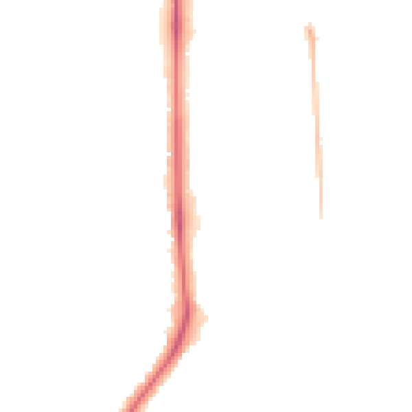 Night-time road noise heatmap for NR30 4DR