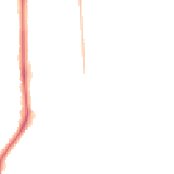 Night-time road noise heatmap for NR30 4DZ
