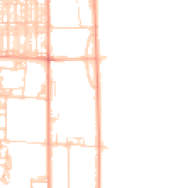 Daytime road noise heatmap for NR30 4EP