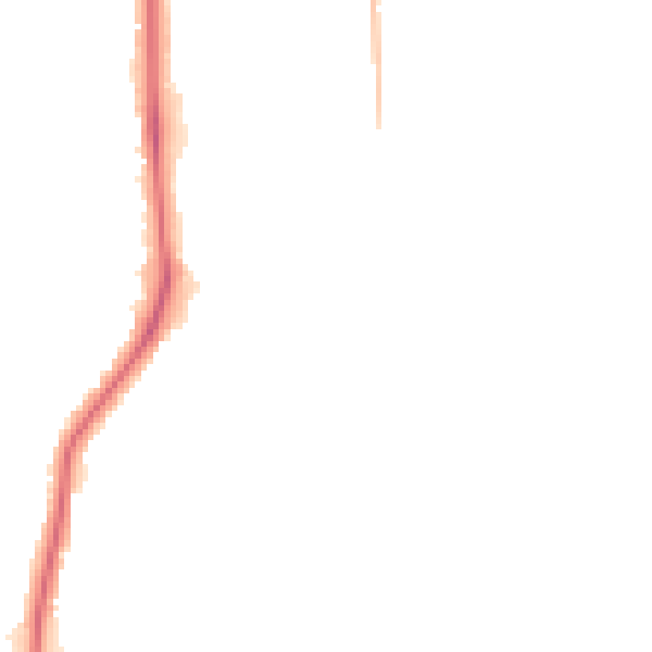 Night-time road noise heatmap for NR30 4JZ