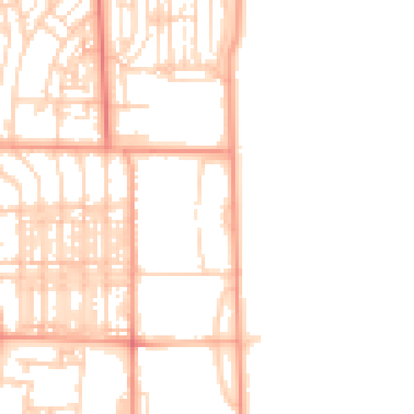 Daytime road noise heatmap for NR30 4LR