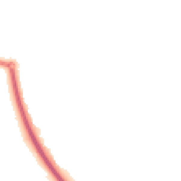 Night-time road noise heatmap for NR30 5BB
