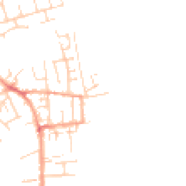 Daytime road noise heatmap for NR30 5HD