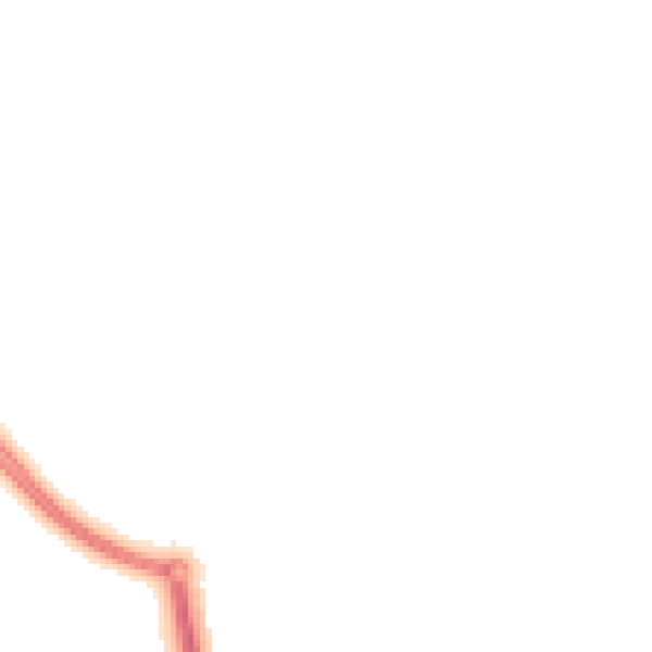 Night-time road noise heatmap for NR30 5RF