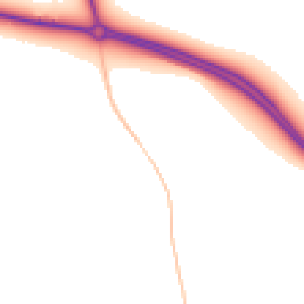 Daytime road noise heatmap for NR30 5SN