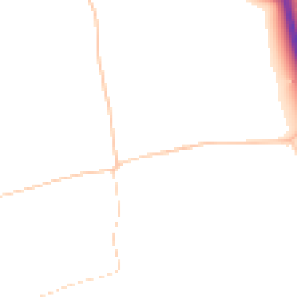 Daytime road noise heatmap for NR30 5SY