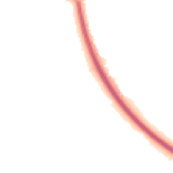 Night-time road noise heatmap for NR30 5TA
