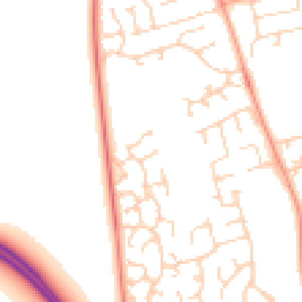 Daytime road noise heatmap for NR30 5TW