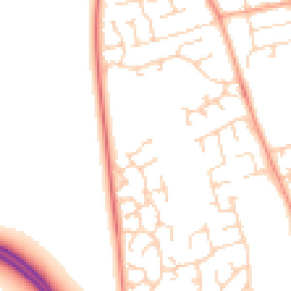 Daytime road noise heatmap for NR30 5UP