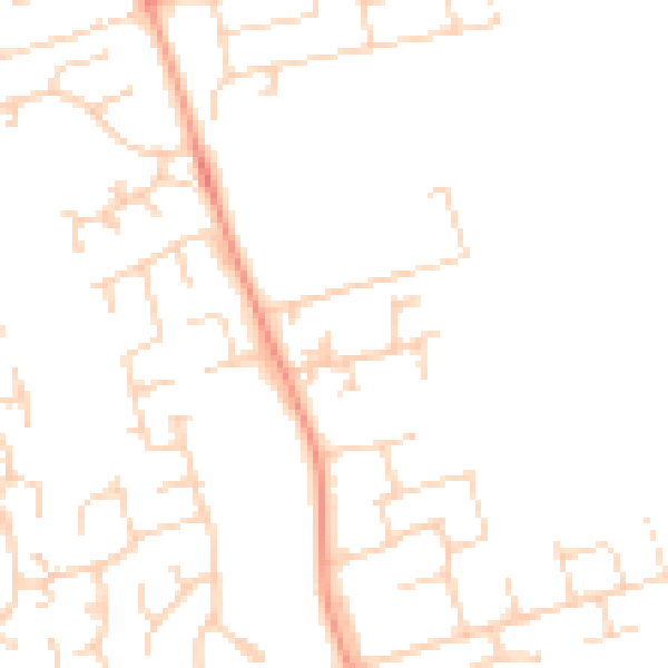 Daytime road noise heatmap for NR30 5XD