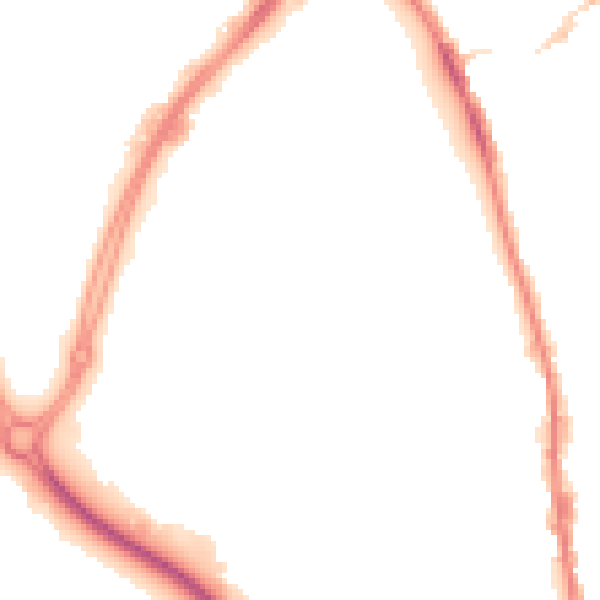 Night-time road noise heatmap for NR31 0AB