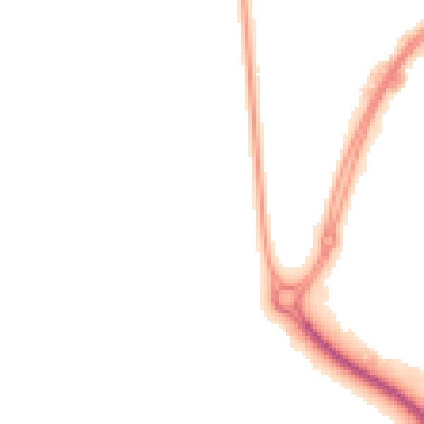 Night-time road noise heatmap for NR31 0DL