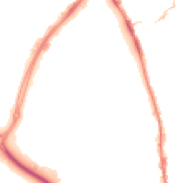 Night-time road noise heatmap for NR31 0DR
