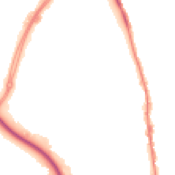 Night-time road noise heatmap for NR31 0EA