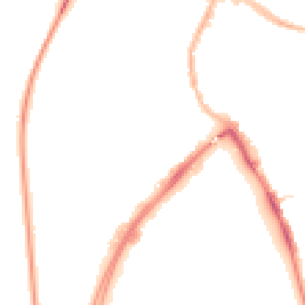Night-time road noise heatmap for NR31 0HS